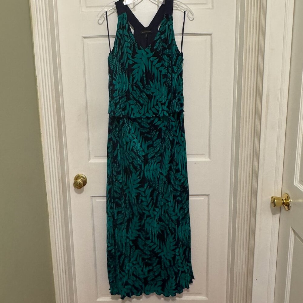 Tropical Halter Banana Republic Long Dress